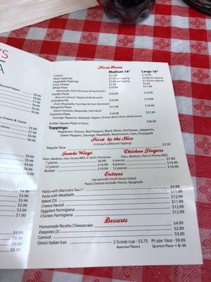 Menu photo 2 Joey's NY Pizza Henderson, NV