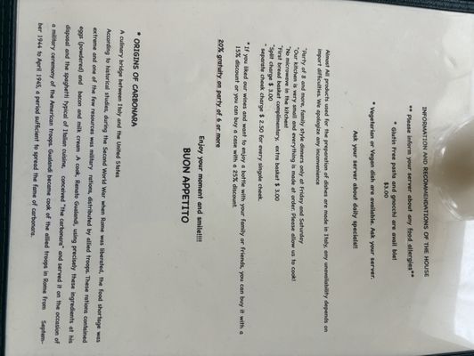 Menu photo 6 Amore Mio Italian Bistro Placerville, CA