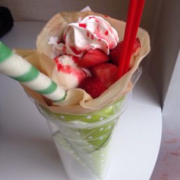 Strawberry Banana Nutella Crepe