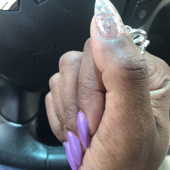 Pink Nail & Spa - I love this new foil look. So pretty - Nail Salons Near Me - Laurel, Maryland