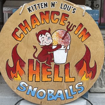 Chance In Hell Snowballs - Shaved Ice Near Me - New Orleans, Louisiana Chance In Hell Snowballs - Shaved Ice Near Me - New Orleans, Louisiana