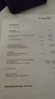 Menu photo 1 3 Minutes Sur Mer Berlin, BE Menu photo 1 3 Minutes Sur Mer Berlin, BE