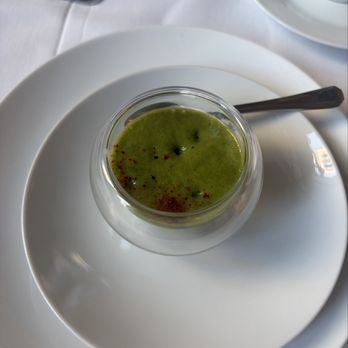 Courtyard Tea Room - Asparagus Amuse bouche - Tea Rooms Near Me - Boston, Massachusetts