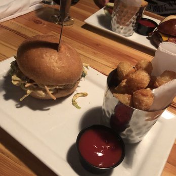 Engine No 9 - Shrimp burger - Burgers Near Me - Saint Petersburg, Florida