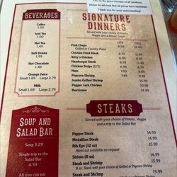 Ralston  Corner Cafe - Dinners / Steaks
