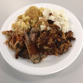 Larry J's BBQ Cafe - Little bit of everything during a catered event - Barbeque Near Me - Boston, Massachusetts