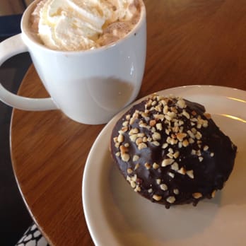 Starbucks - Signature hot chocolate with syrup and a hazelnut/chocolate muffin. - Cafes Near Me - Copenhagen, 84 Starbucks - Signature hot chocolate with syrup and a hazelnut/chocolate muffin. - Cafes Near Me - Copenhagen, 84