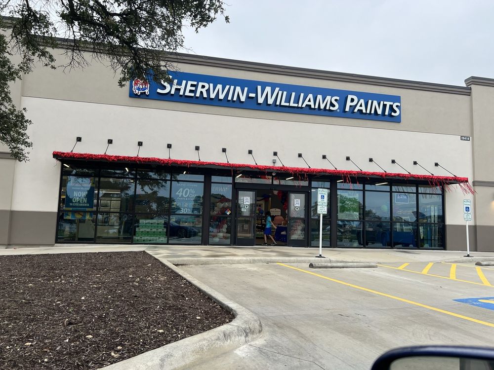 SHERWINWILLIAMS Updated October 2024 28418 Ih 10 W, Boerne, Texas