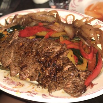 El Camino - Steak fajitas. Looks like a lot of meat but they were cut into large pieces - Cocktail Bars Near Me - Delray Beach, Florida