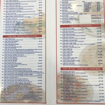 Com Tam Thanh - Menu - Vietnamese Near Me - San Jose, California Com Tam Thanh - Menu - Vietnamese Near Me - San Jose, California