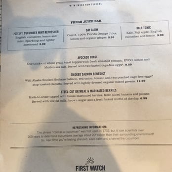 First Watch - Specials - Breakfast & Brunch Near Me - Florence, Kentucky First Watch - Specials - Breakfast & Brunch Near Me - Florence, Kentucky