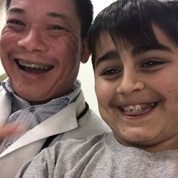 My son Ethan and dr lee !