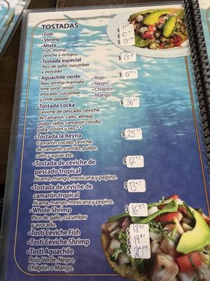 Menu photo 5 Mariscos La Reyna Del Sur Chula Vista, CA