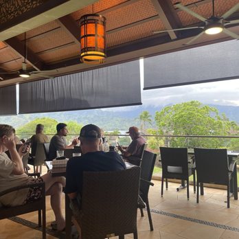 WIKIPIZZA - Looking out over Hanalei Bay and HBR grounds - Pizza Near Me - Princeville, Hawaii