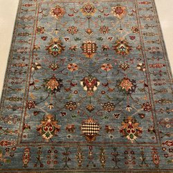 Wasiq Oriental Rugs - This rug is made from wool and takes 9  months to create.The colors are natural vegetable dyes, giving it a unique  look.
