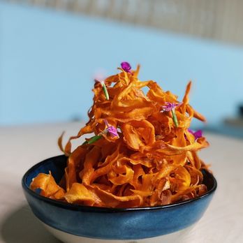 Bronzeville Winery - Sweet Potato Ribbons - New American Near Me - Chicago, Illinois Bronzeville Winery - Sweet Potato Ribbons - New American Near Me - Chicago, Illinois