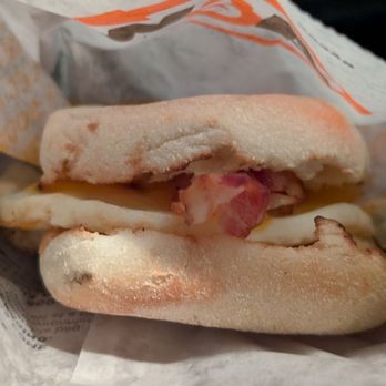 A&W Restaurant - Bacon and egger on an English muffin - Fast Food Near Me - Concord, Ontario