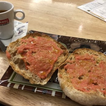 Dulce Trazo - Tostada con tomate - Cafeteria Near Me - Seville, SE