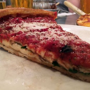 Zachary's Chicago Pizza - Spinach and mushroom pizza; a classic. - Pizza Near Me - Berkeley, California Zachary's Chicago Pizza - Spinach and mushroom pizza; a classic. - Pizza Near Me - Berkeley, California