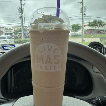 Taco Bell - Live Más Café - Medium Vanilla Crema Latte Chiller - Fast Food Near Me - La Porte, Texas Taco Bell - Live Más Café - Medium Vanilla Crema Latte Chiller - Fast Food Near Me - La Porte, Texas