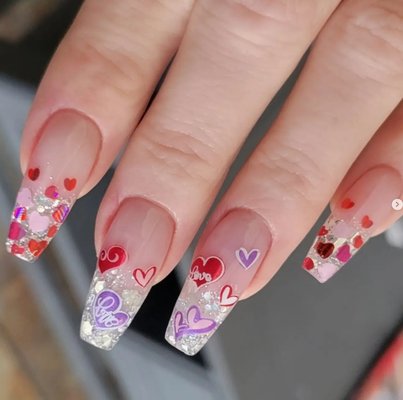 SLC's Best Nail Designer! - I'm a licensed nail technician offering acrylic, hard gel, Gelly Tips, and gel polish. I offer more than 200 gel polish colors to choose from, as well as over 50 different acrylic colors, a growing collection of hard gel colors and glitters, over 120 custom glitter mixes, a rainbow of genuine Swarovski crystals, and many other embellishments. All services are provided in a safe, clean environment and I follow all sanitizing guidelines. Click the booking link on my page to make your appointment.