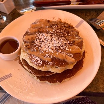 Fig Tree Cafe - Apple fritter pancake. - Breakfast & Brunch Near Me - San Diego, California Fig Tree Cafe - Apple fritter pancake. - Breakfast & Brunch Near Me - San Diego, California