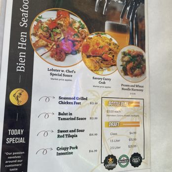 Bien Hen Restaurant - Seafood Near Me - Westminster, California