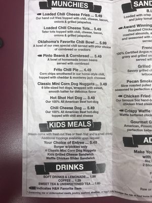 Menu photo 6 4U Cafe Oklahoma City, OK