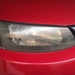Right headlight before. Right headlight before.