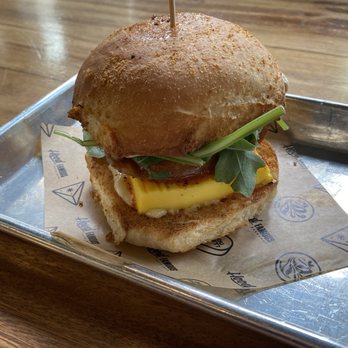 Hood Famous - pandesal sammie with tocino - Cafes Near Me - Seattle, Washington Hood Famous - pandesal sammie with tocino - Cafes Near Me - Seattle, Washington