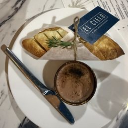 chicken liver mousse - so good! chicken liver mousse - so good!