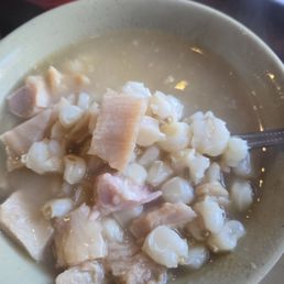 I foun my white menudo with hominy. Hit the spot I foun my white menudo with hominy. Hit the spot