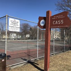 Cass Street Park - Regular sign and rules