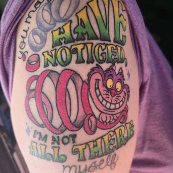 Forever Tattoo - I've always wanted a Cheshire Cat tattoo and boy am I SO HAPPY with the result! I will always go back to Liz for any future work! - Tattoo Near Me - Sacramento, California