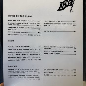 Jane On Third - Drinks menu (front side) as of 1/25/26 - Cafes Near Me - San Francisco, California Jane On Third - Drinks menu (front side) as of 1/25/26 - Cafes Near Me - San Francisco, California