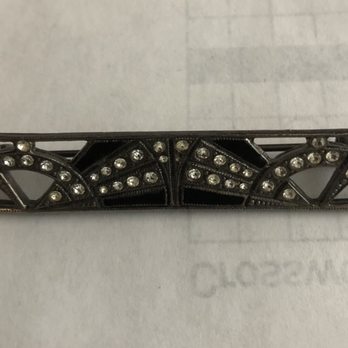 La Lu Thrift Boutique - My pretty pin that I bought at La Lu thrift. Looks like black enamel and "diamonds"... - Furniture Stores Near Me - Margate, Florida La Lu Thrift Boutique - My pretty pin that I bought at La Lu thrift. Looks like black enamel and "diamonds"... - Furniture Stores Near Me - Margate, Florida