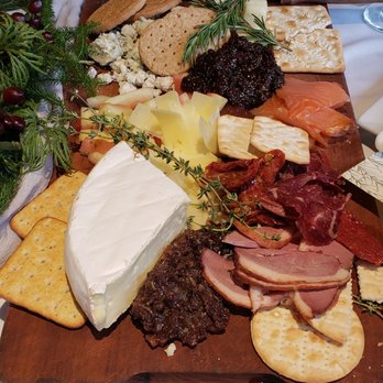 The Tulip and the Rose Cafe - Our charcuterie board, bride and groom - Turkish Near Me - Franklin, New York