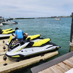 Mad Beach Watersports -John's Pass Waverunners - Waverunners getting refilled.