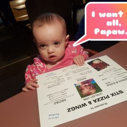 Stix Pizza & Wingz - Granddaughter approved!
