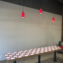 Table just inside the door. For large order pickup? Table just inside the door. For large order pickup?