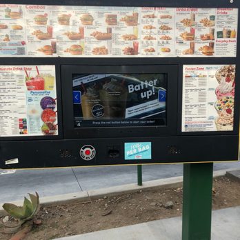 Sonic Drive-In - Order board- Credit card slider was broken. - Burgers Near Me - Huntington Beach, California
