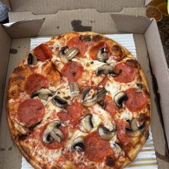 Mik's Pizza - 10 inch - Pepperoni and mushroom pizza. 4/15/26 Price with Taxes: $14.74 - Pizza Near Me - Oxnard, California Mik's Pizza - 10 inch - Pepperoni and mushroom pizza. 4/15/26 Price with Taxes: $14.74 - Pizza Near Me - Oxnard, California
