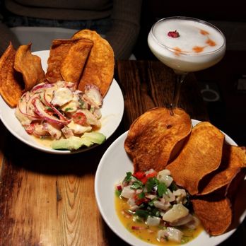 PURO ceviche bar - Ceviche Mixto, seabass ceviche - Wine Bars Near Me - Boston, Massachusetts
