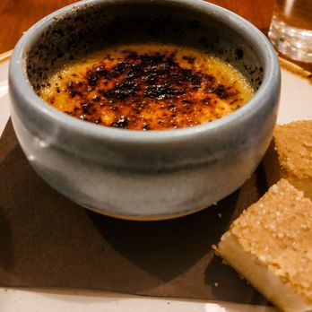 Dear Margaret - Maple vanilla creme brulee with shortbread - French Near Me - Chicago, Illinois