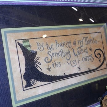 Mindy's Needlepoint Factory - A phrase with special meaning to anyone who has done needlework. ;-) - Embroidery & Crochet Near Me - Eugene, Oregon