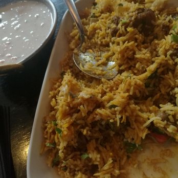 India House - Lamb biryani instantly done by mixing white rice and biryany spices. Means it was done as white rice first and then converted to biryany ! - Indian Near Me - Chicago, Illinois India House - Lamb biryani instantly done by mixing white rice and biryany spices. Means it was done as white rice first and then converted to biryany ! - Indian Near Me - Chicago, Illinois