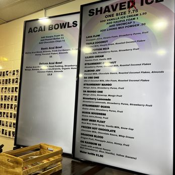 Wailua Shave Ice - Menu - Shaved Ice Near Me - Kapaa, Hawaii Wailua Shave Ice - Menu - Shaved Ice Near Me - Kapaa, Hawaii