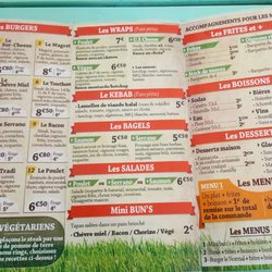 Garden Burger - Menu