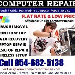 ComputerHottrepair - Computer Repair in Fort Lauderdale, Hollywood Sunrise, Coral Springs, Plantation, Davie, Pompano, Boca, Delray, Boynton, Palm Beach, Miami