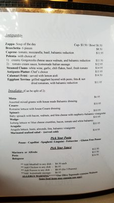 Menu photo 8 Trattoria Cattaneo Santa Rosa, CA